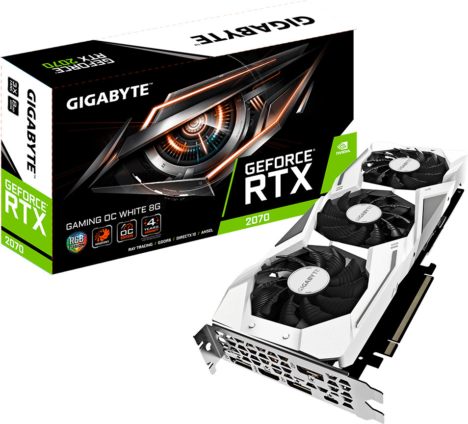GIGABYTE представила видеокарту GeForce RTX 2070 Gaming OC White — i2HARD